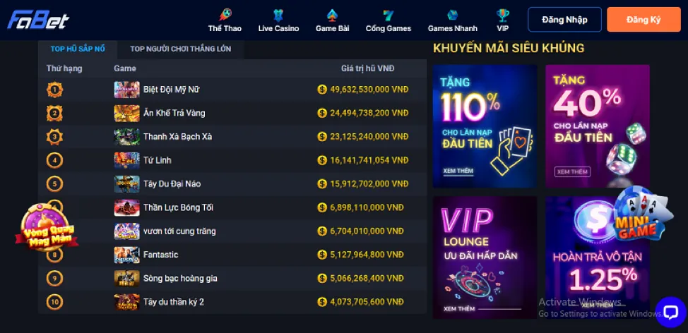 Các phương thức nạp rút tiền ee88 link vào